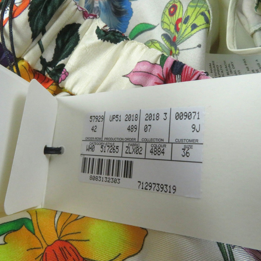 GUCCI Wide pants 517265 Main: 100% silk Multi Women 36 Used Authentic