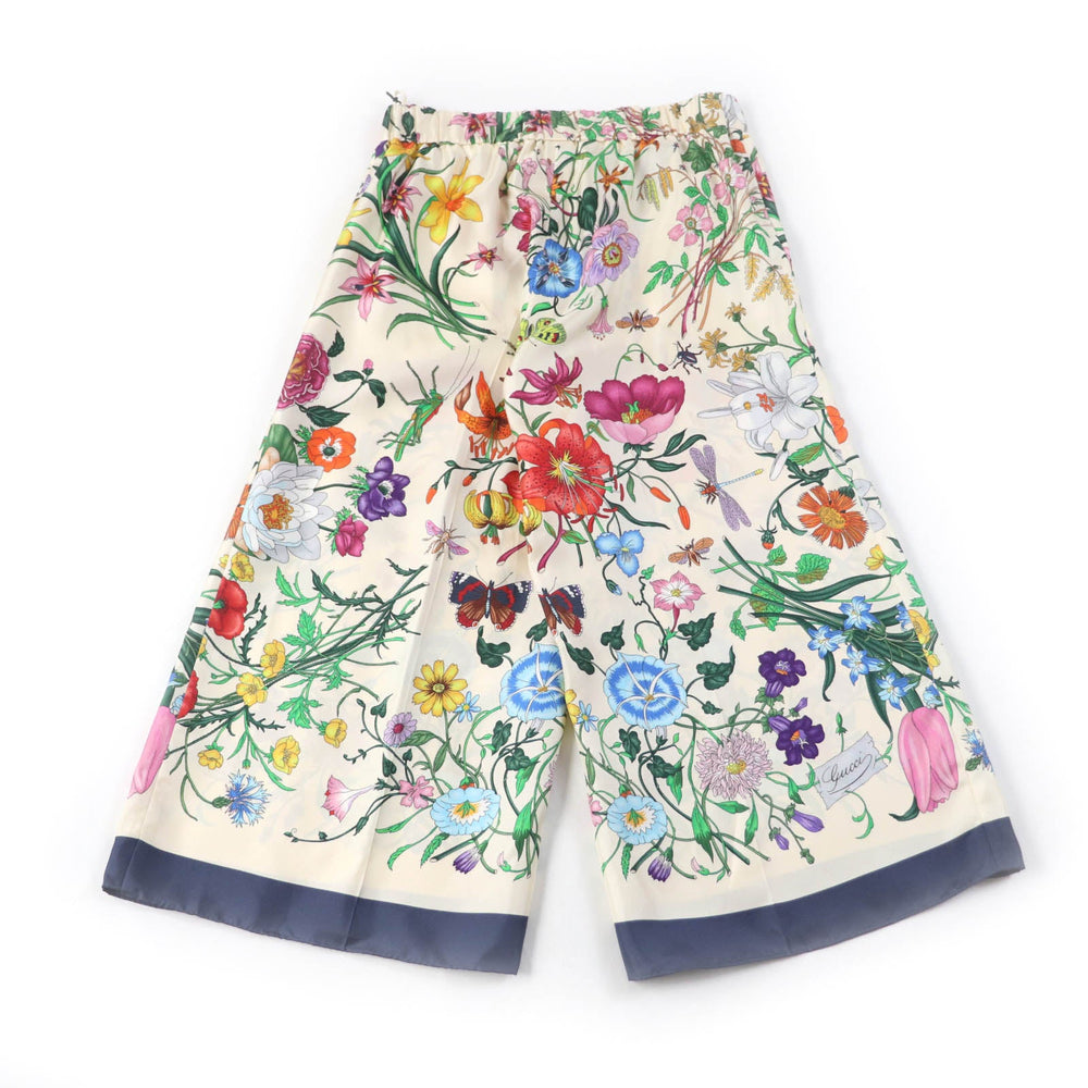 GUCCI Wide pants 517265 Main: 100% silk Multi Women 36 Used Authentic