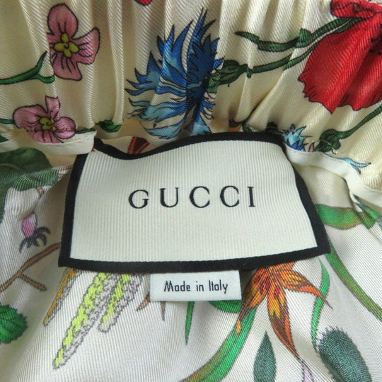 GUCCI Wide pants 517265 Main: 100% silk Multi Women 36 Used Authentic