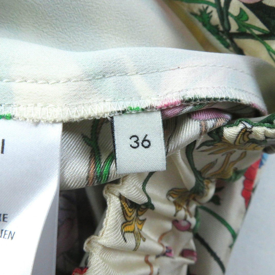 GUCCI Wide pants 517265 Main: 100% silk Multi Women 36 Used Authentic