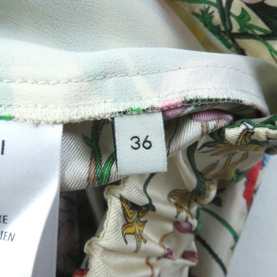 GUCCI Wide pants 517265 Main: 100% silk Multi Women 36 Used Authentic