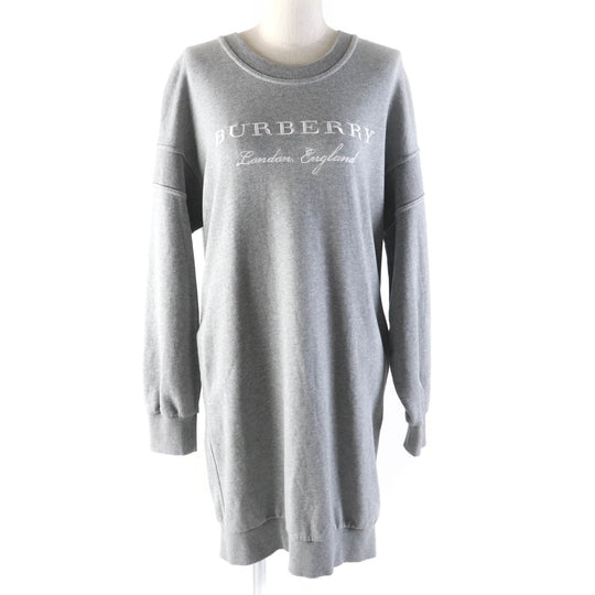 BURBERRY Tunic 4057511 Main: 100% cotton, some parts: 98% cotton, some parts: 2% elastane gray Women M Used Authentic