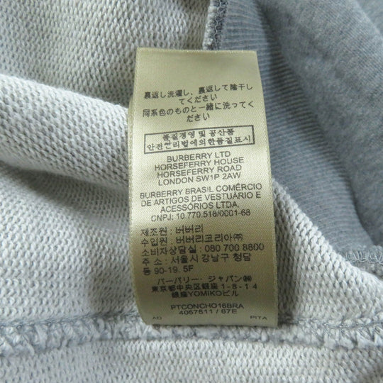 BURBERRY Tunic 4057511 Main: 100% cotton, some parts: 98% cotton, some parts: 2% elastane gray Women M Used Authentic