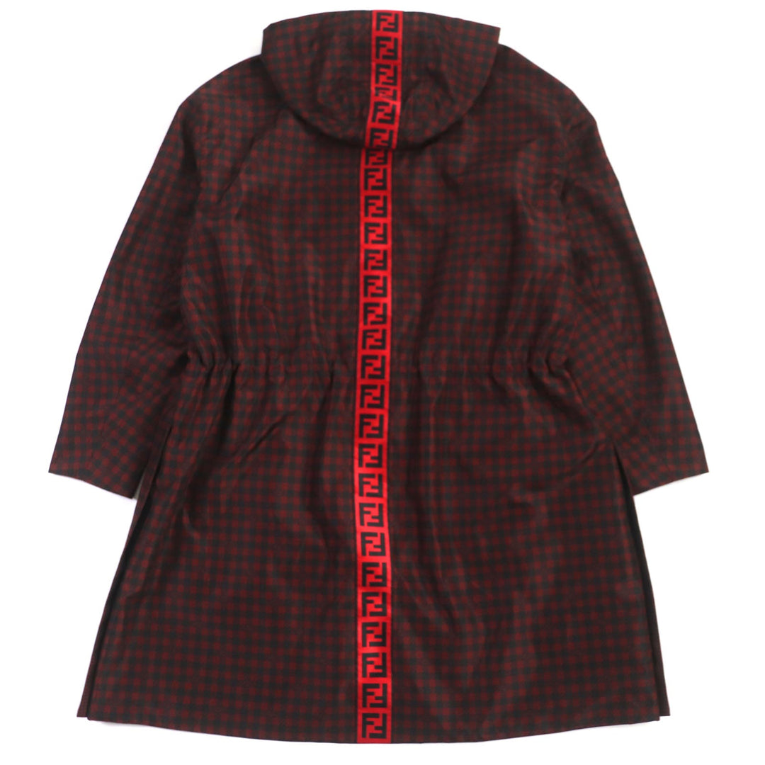 FENDI coat FAA864 Outer: 100% polyester, Lining: polyester Red black mens 48 Used Authentic