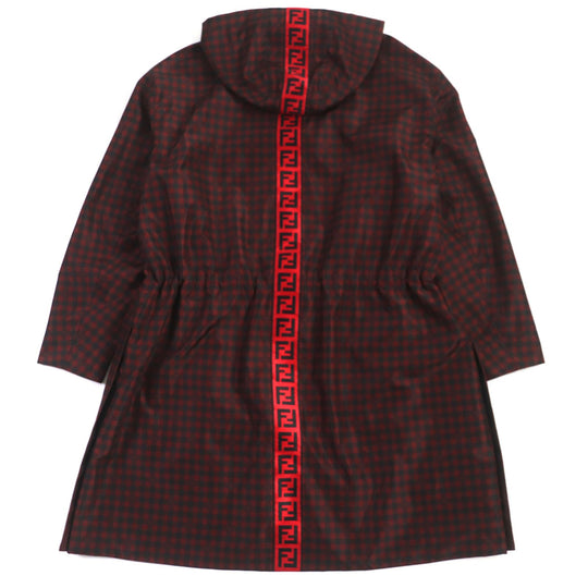 FENDI coat FAA864 Outer: 100% polyester, Lining: polyester Red black mens 48 Used Authentic