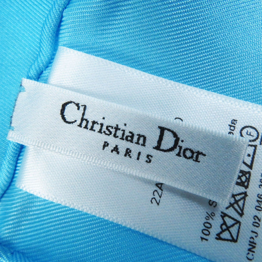 Christian Dior scarf Main: 100% silk Light blue purple D - Jungle Pop Women Used Authentic
