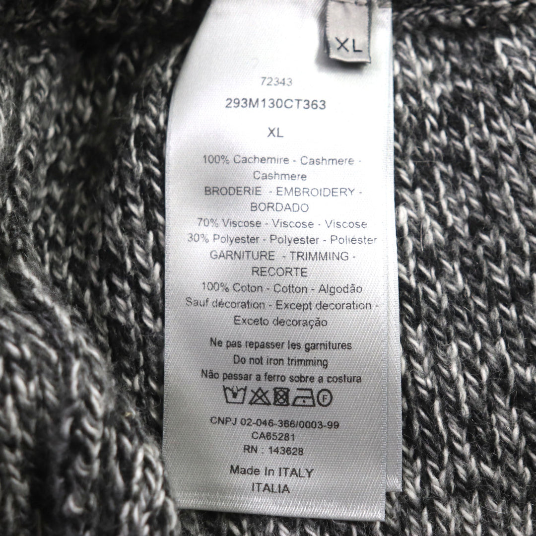 Dior HOMME Pants 293M130CT363 Main: 100% cashmere, part: 70% rayon, part: 30% polyester, part: 100% cotton gray mens XL Used Authentic