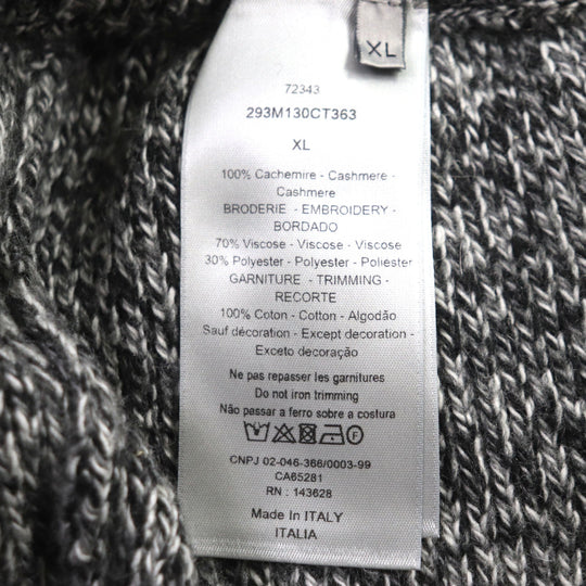 Dior HOMME Pants 293M130CT363 Main: 100% cashmere, part: 70% rayon, part: 30% polyester, part: 100% cotton gray mens XL Used Authentic