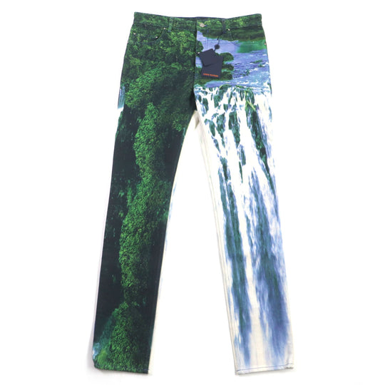 LOUIS VUITTON Denim pants 1A9STJ Main: 100% cotton, Lining: 100% cotton Multi Amen Break mens 32 Used Authentic