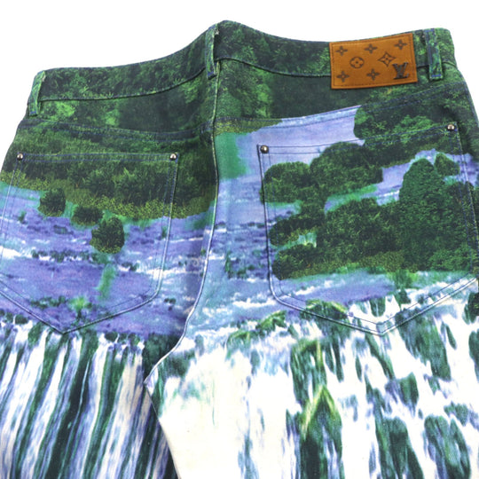 LOUIS VUITTON Denim pants 1A9STJ Main: 100% cotton, Lining: 100% cotton Multi Amen Break mens 32 Used Authentic