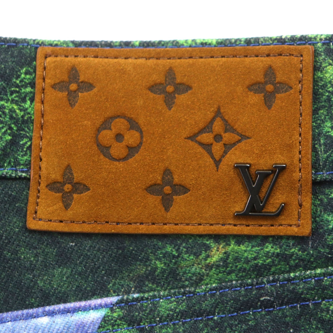 LOUIS VUITTON Denim pants 1A9STJ Main: 100% cotton, Lining: 100% cotton Multi Amen Break mens 32 Used Authentic