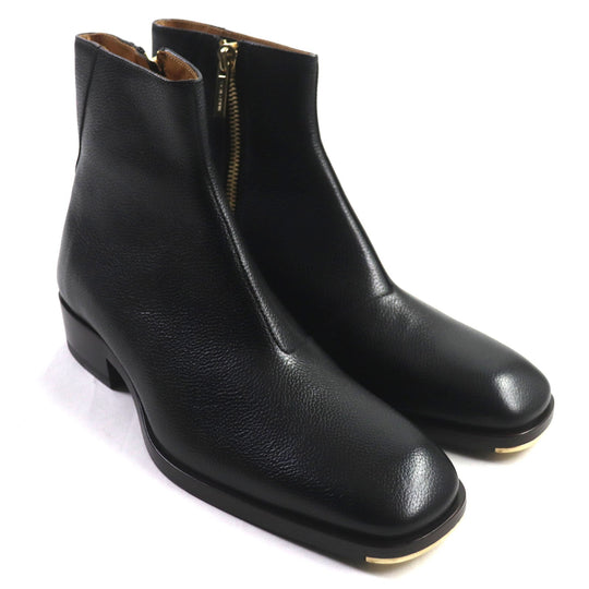 JIMMY CHOO short boots Main: Leather black mens 42 Used Authentic