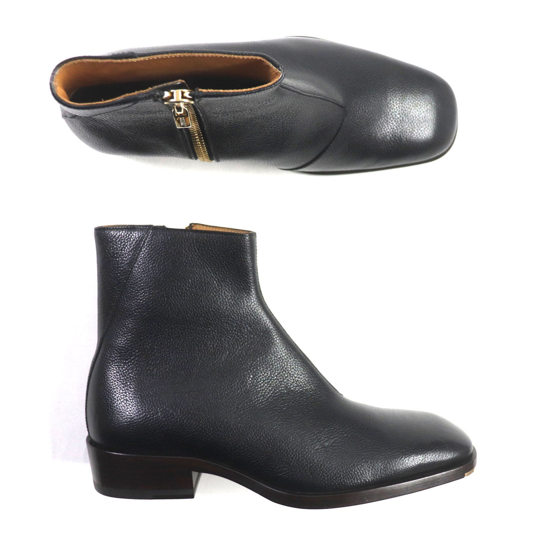 JIMMY CHOO short boots Main: Leather black mens 42 Used Authentic