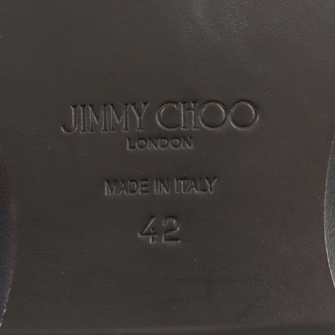 JIMMY CHOO short boots Main: Leather black mens 42 Used Authentic
