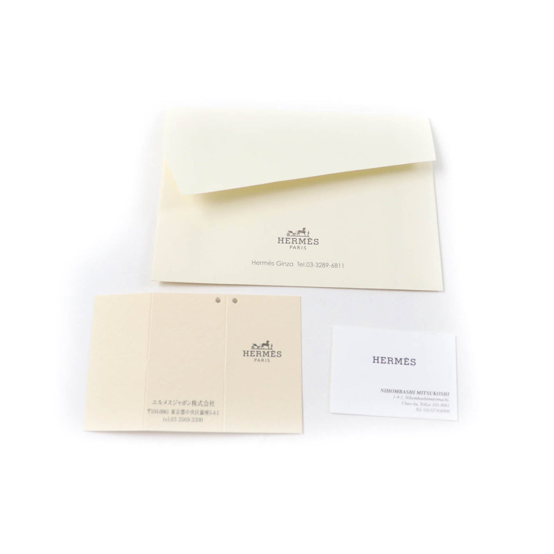 HERMES bracelet Main: Box calf black Kelly DeBultour Women Used Authentic