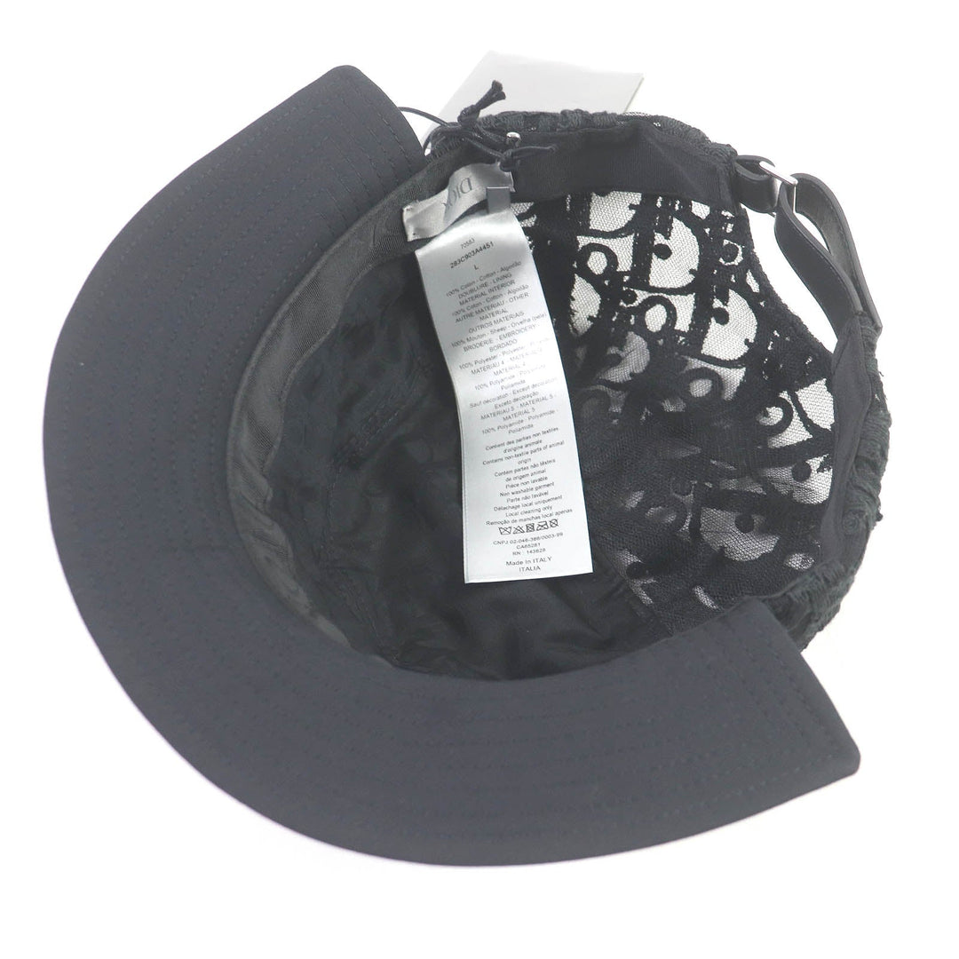 Dior HOMME Other hats 283C903A4451 Main: 100% cotton, Part: 100% sheepskin, Part: 100% polyester, Part: 100% nylon black mens L Used Authentic