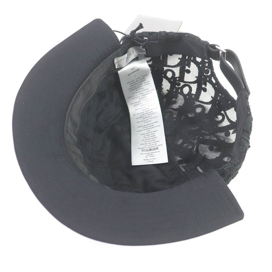 Dior HOMME Other hats 283C903A4451 Main: 100% cotton, Part: 100% sheepskin, Part: 100% polyester, Part: 100% nylon black mens L Used Authentic