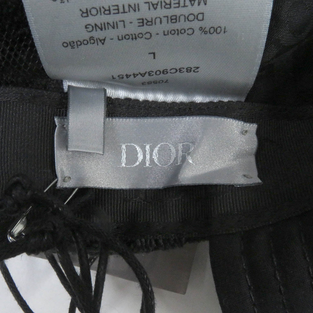 Dior HOMME Other hats 283C903A4451 Main: 100% cotton, Part: 100% sheepskin, Part: 100% polyester, Part: 100% nylon black mens L Used Authentic