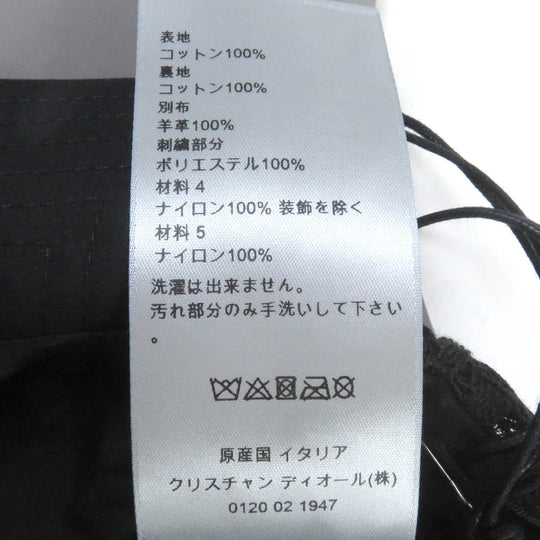 Dior HOMME Other hats 283C903A4451 Main: 100% cotton, Part: 100% sheepskin, Part: 100% polyester, Part: 100% nylon black mens L Used Authentic