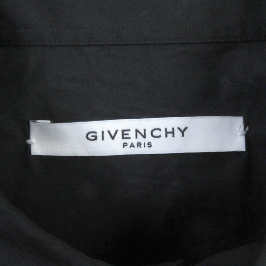 GIVENCHY Long sleeve shirt BM605E1Y39 Main: 100% cotton black mens 41 Used Authentic