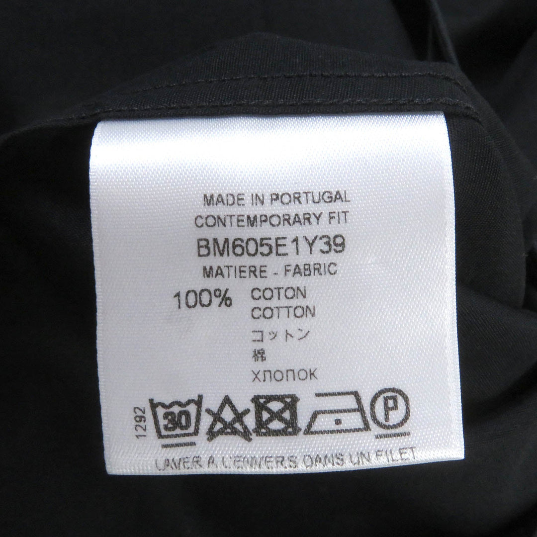 GIVENCHY Long sleeve shirt BM605E1Y39 Main: 100% cotton black mens 41 Used Authentic