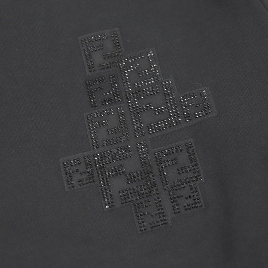 FENDI sweat FY0178 Main: 100% cotton, Part: 99% cotton, Part: 1% polyurethane black mens XL Used Authentic