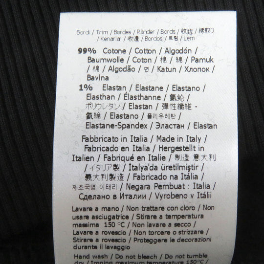 FENDI sweat FY0178 Main: 100% cotton, Part: 99% cotton, Part: 1% polyurethane black mens XL Used Authentic