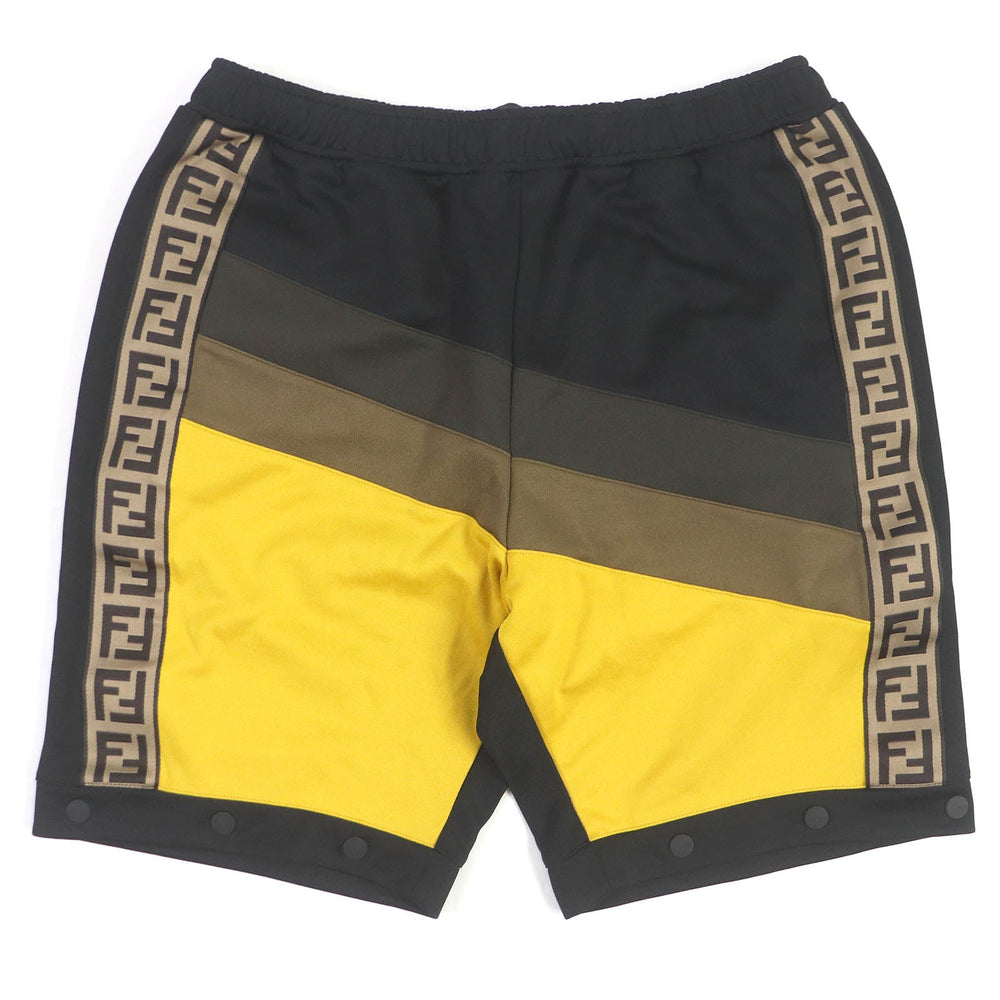 FENDI Pants FAB557 Main: 55% polyester, Main: 45% cotton Black type mens XL Used Authentic