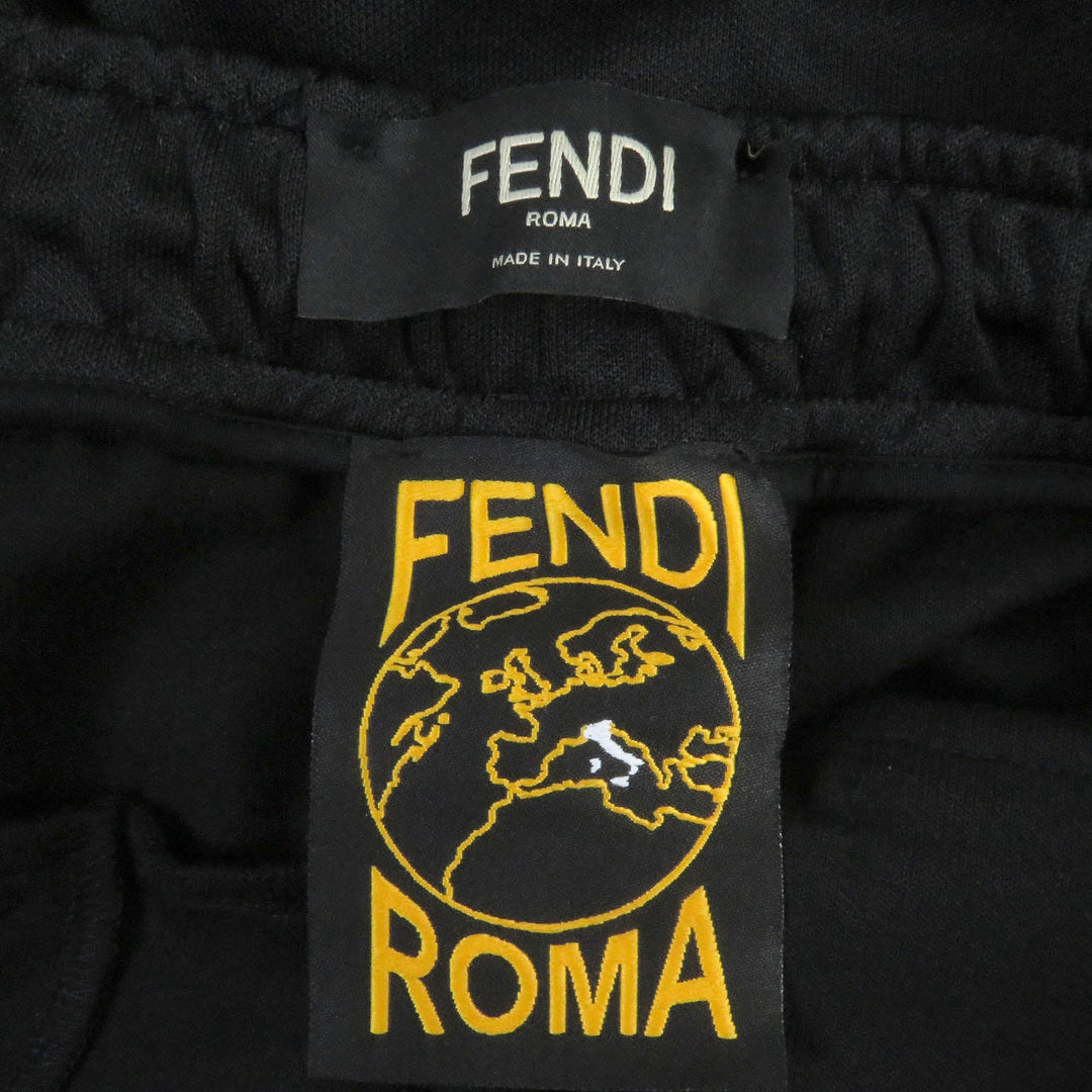 FENDI Pants FAB557 Main: 55% polyester, Main: 45% cotton Black type mens XL Used Authentic