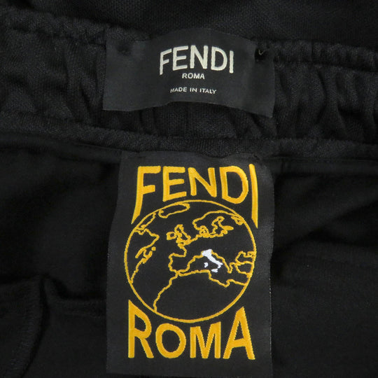 FENDI Pants FAB557 Main: 55% polyester, Main: 45% cotton Black type mens XL Used Authentic