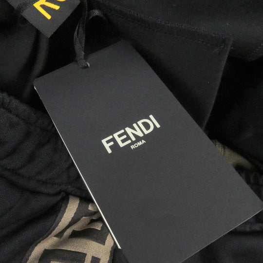 FENDI Pants FAB557 Main: 55% polyester, Main: 45% cotton Black type mens XL Used Authentic