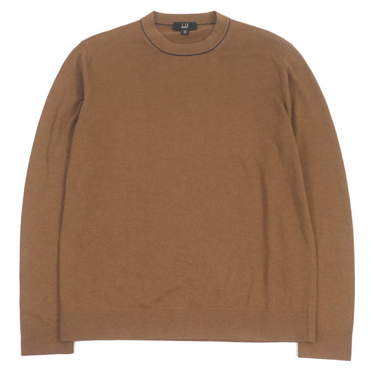 Dunhill sweater Main: 56% silk, Main: 44% cotton Brown mens M Used Authentic