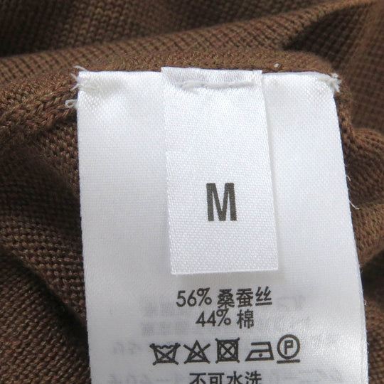 Dunhill sweater Main: 56% silk, Main: 44% cotton Brown mens M Used Authentic