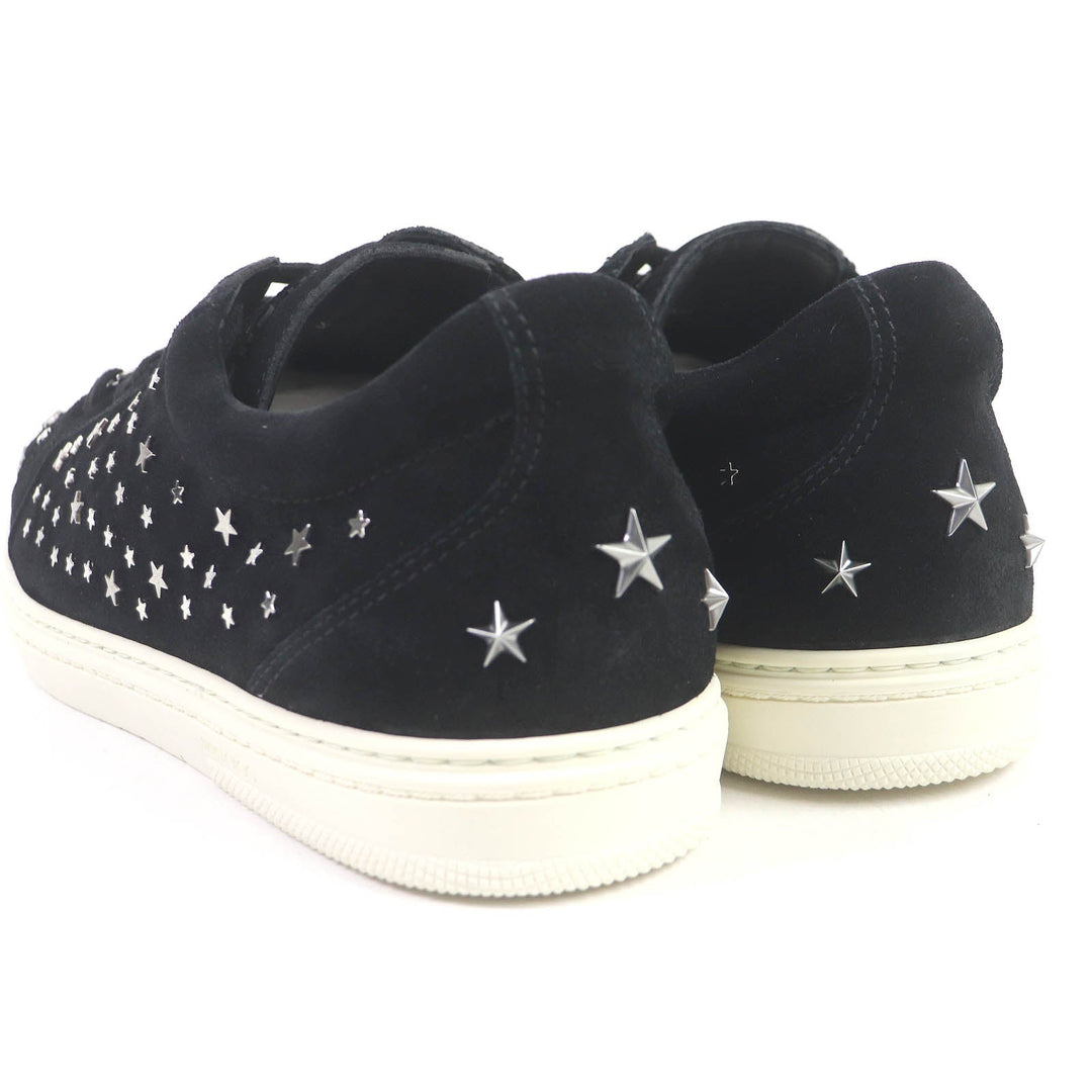 JIMMY CHOO Low cut sneakers Main: Suede leather black CASH mens 42 Used Authentic