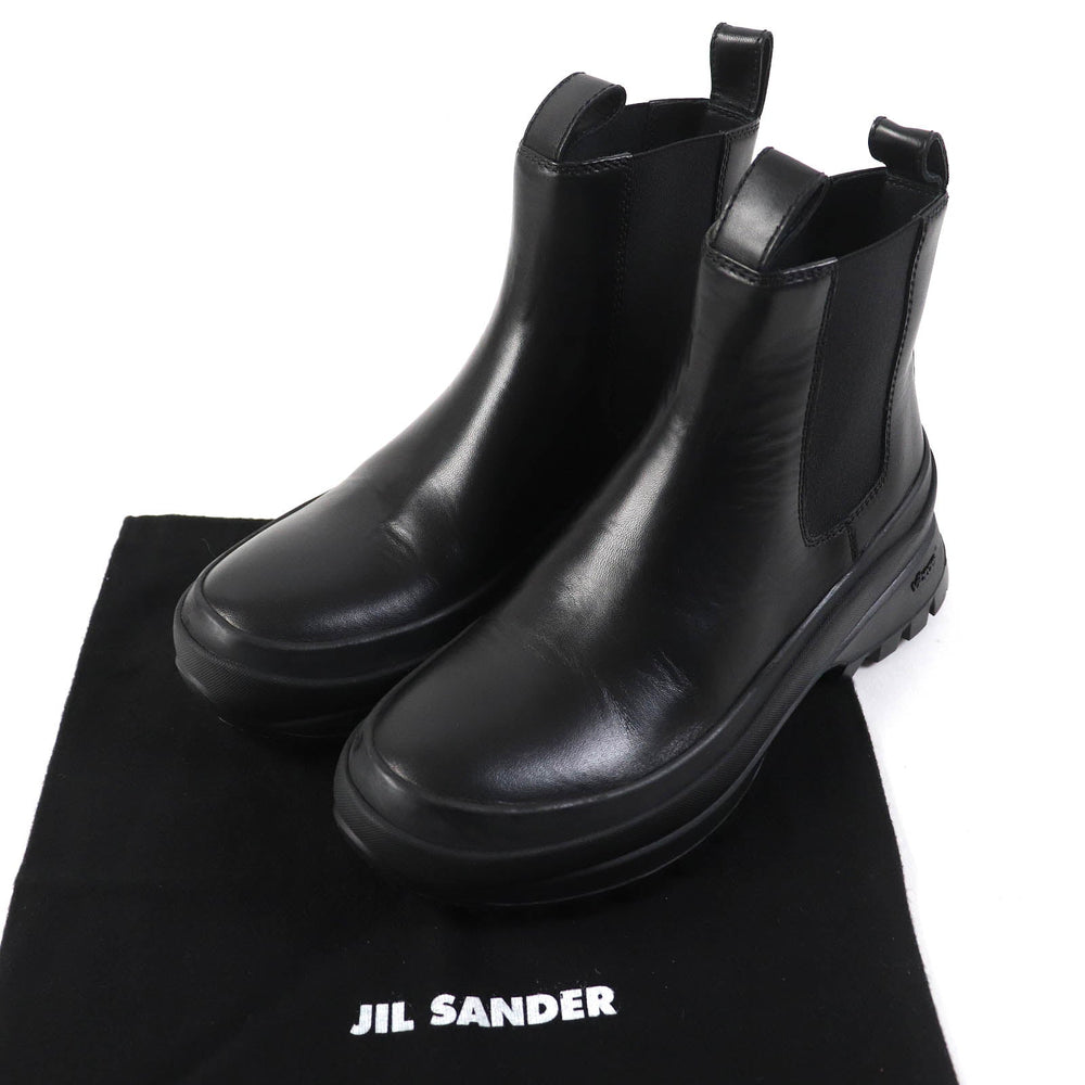 JIL SANDER boots Main: Leather black Women 37 Used Authentic