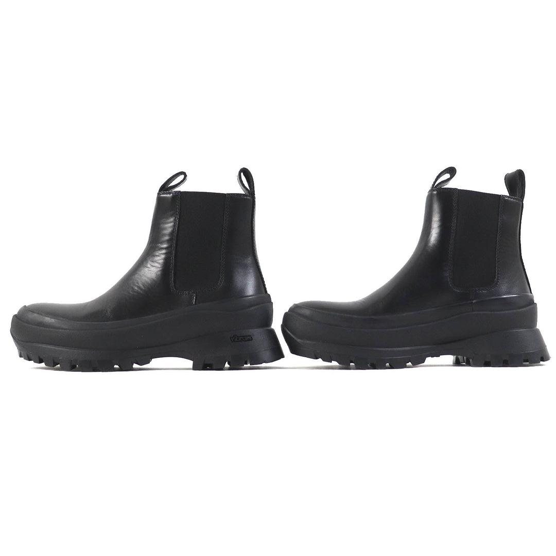 JIL SANDER boots Main: Leather black Women 37 Used Authentic