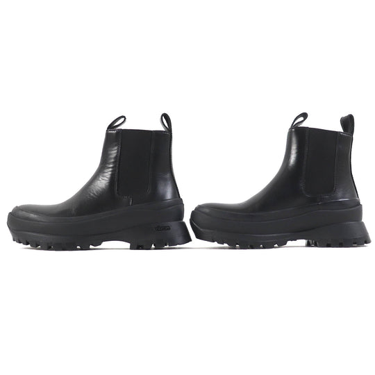 JIL SANDER boots Main: Leather black Women 37 Used Authentic