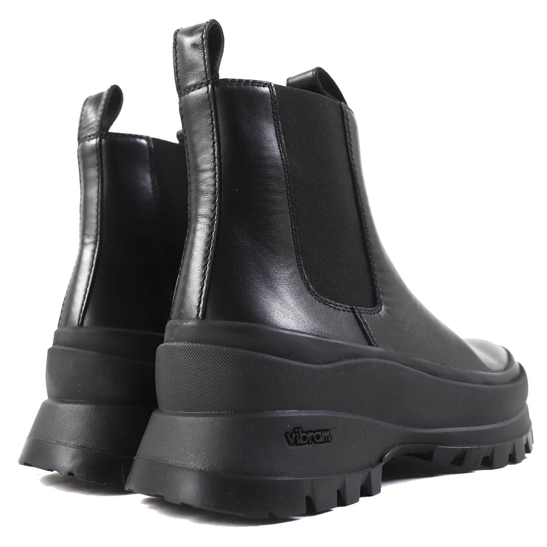 JIL SANDER boots Main: Leather black Women 37 Used Authentic