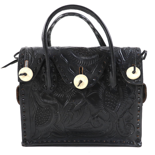 GRACE CONTINENTAL Handbag Main: Leather black Women Used Authentic