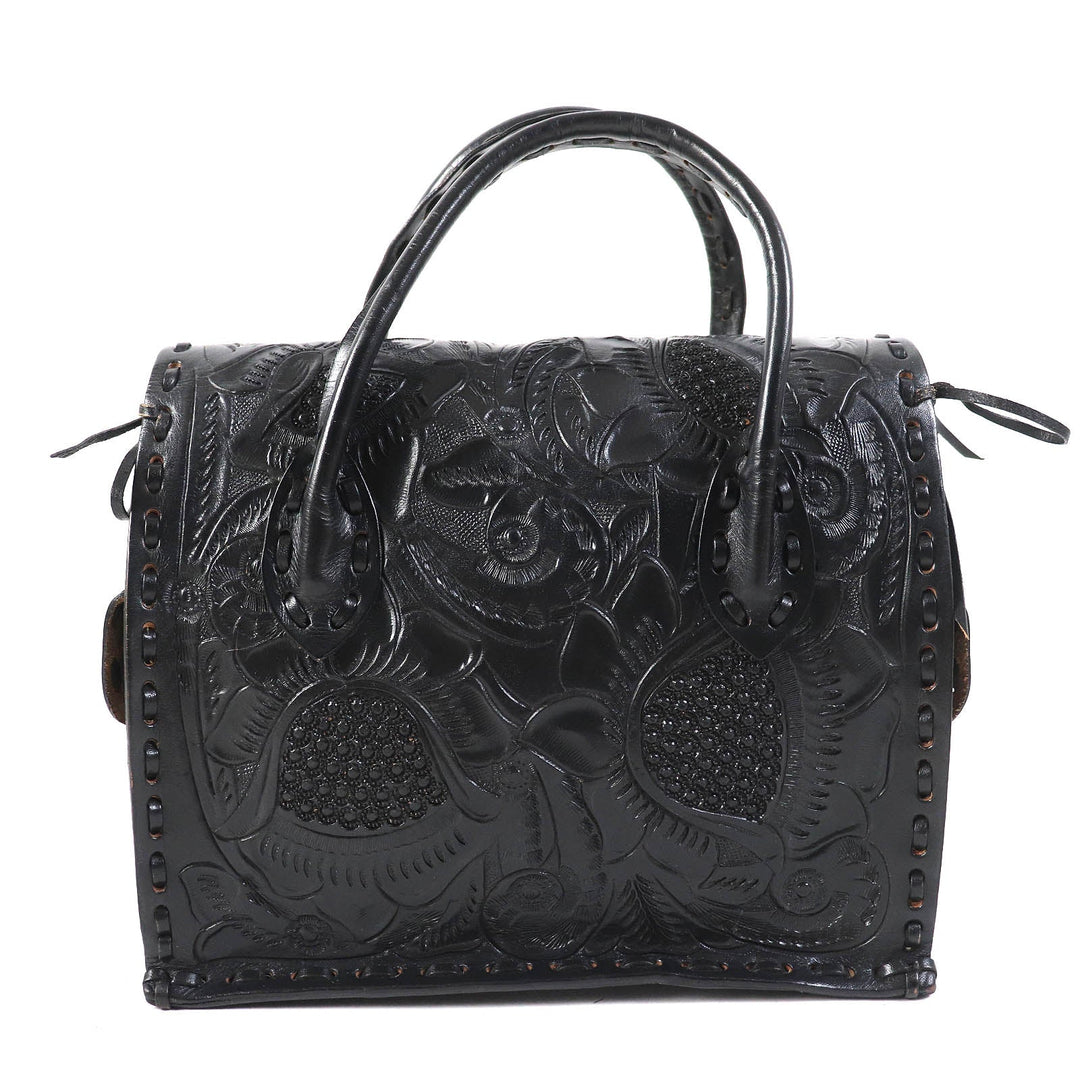 GRACE CONTINENTAL Handbag Main: Leather black Women Used Authentic