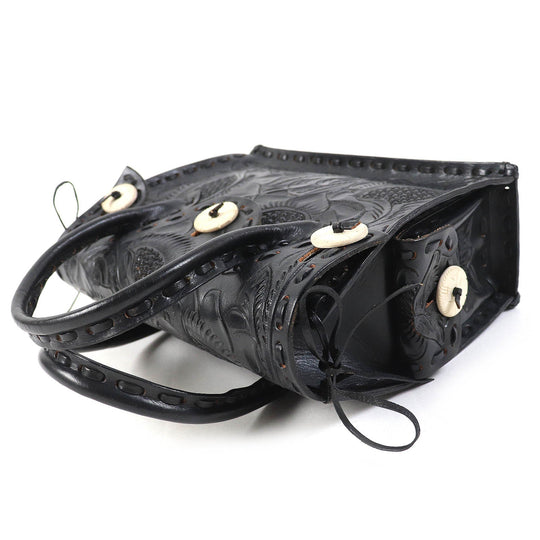 GRACE CONTINENTAL Handbag Main: Leather black Women Used Authentic