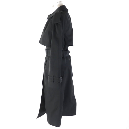 BURBERRY trench coat 8063801 Outer: 100% polyester, Lining: 100% polyamide (nylon) black Technical twill trench coat Women 40 Used Authentic