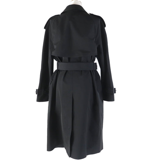 BURBERRY trench coat 8063801 Outer: 100% polyester, Lining: 100% polyamide (nylon) black Technical twill trench coat Women 40 Used Authentic
