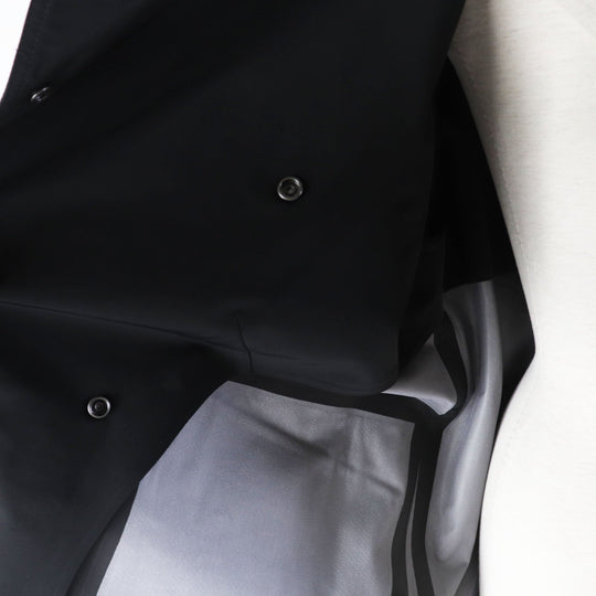 BURBERRY trench coat 8063801 Outer: 100% polyester, Lining: 100% polyamide (nylon) black Technical twill trench coat Women 40 Used Authentic