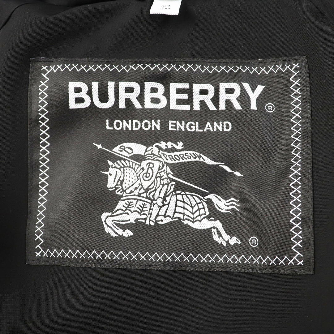 BURBERRY trench coat 8063801 Outer: 100% polyester, Lining: 100% polyamide (nylon) black Technical twill trench coat Women 40 Used Authentic