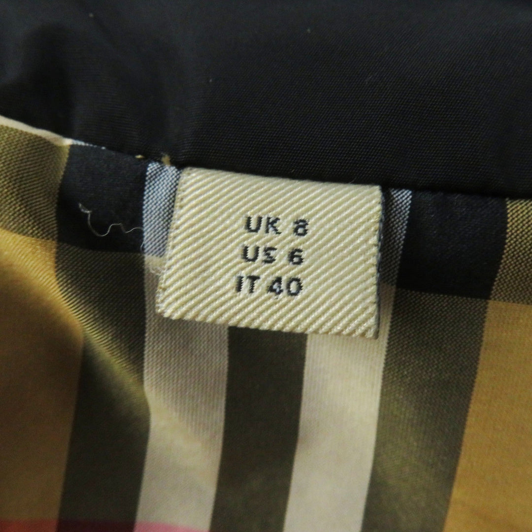 BURBERRY trench coat 8006111 Outer: 100% polyester, Lining: 100% polyester, Part: 100% polyester, Leather part: Cowhide black Kensington detachable hood trench coat Women 40 Used Authentic