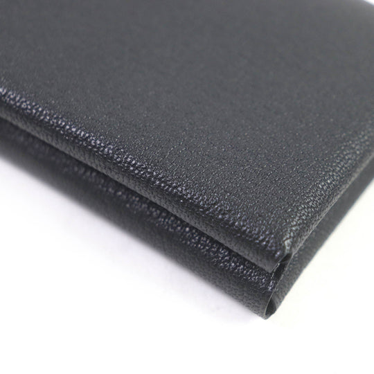 HERMES Coin case Main: Evercolor black Calvi duo mens Used Authentic