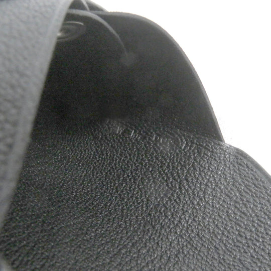 HERMES Coin case Main: Evercolor black Calvi duo mens Used Authentic