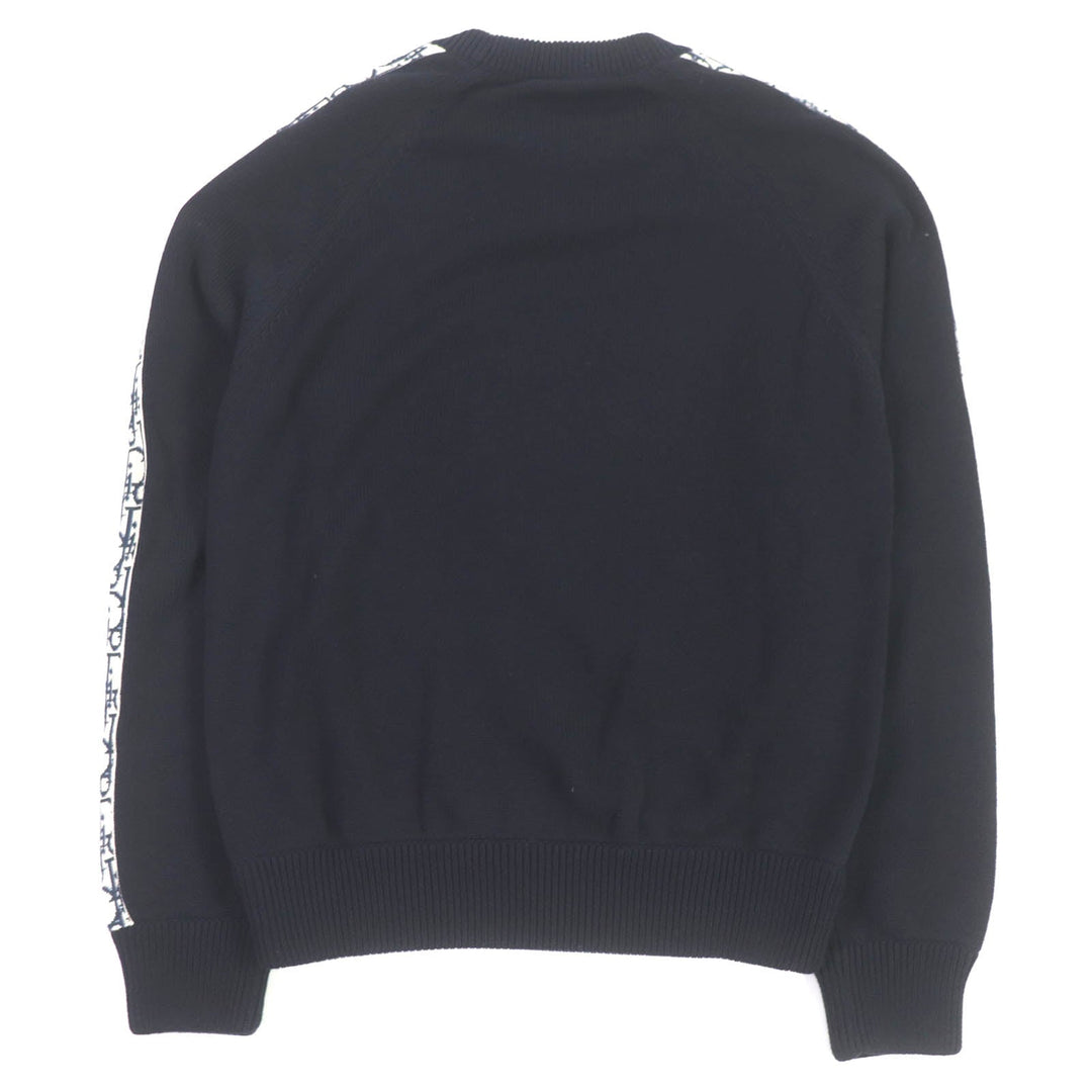 Dior HOMME sweater 113M638AT187 Main: 100% cotton, Part: 100% silk Navy mens S Used Authentic