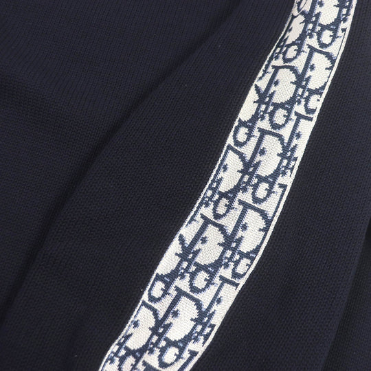 Dior HOMME sweater 113M638AT187 Main: 100% cotton, Part: 100% silk Navy mens S Used Authentic